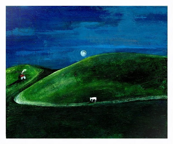 Постер Night Return, 2003, с типом исполнения На холсте в раме в багетной раме 221-03