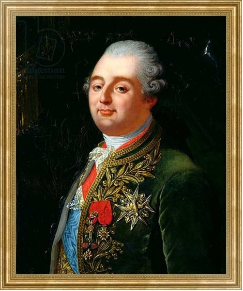 Постер Louis XVI с типом исполнения На холсте в раме в багетной раме NA033.1.051