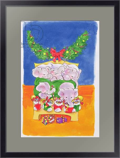 Постер Christmas Morning с типом исполнения Под стеклом в багетной раме 221-01