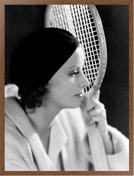 Постер Garbo, Greta (Kiss, The) с типом исполнения На холсте в раме в багетной раме 1727.4310