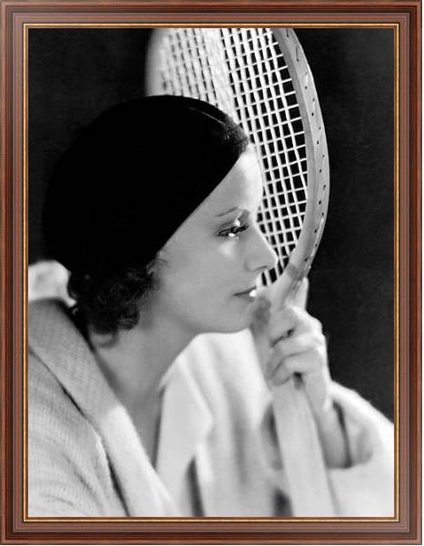 Постер Garbo, Greta (Kiss, The) с типом исполнения На холсте в раме в багетной раме 35-M719P-83