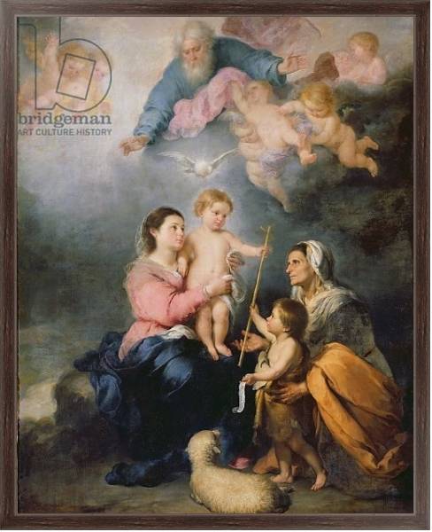 Постер The Holy Family or The Virgin of Seville с типом исполнения На холсте в раме в багетной раме 221-02