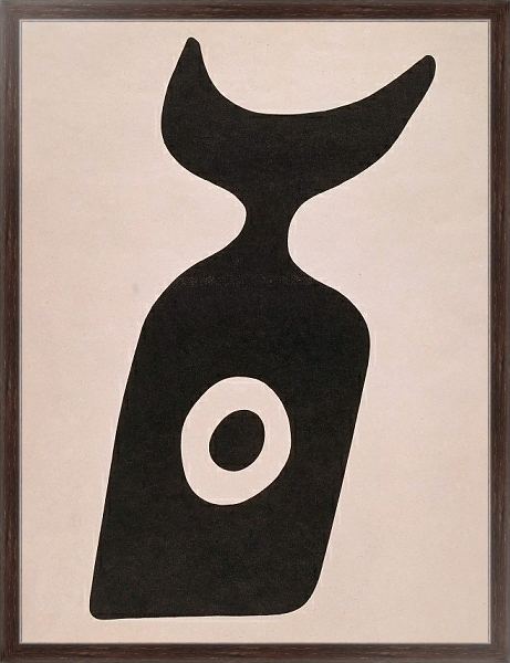 Постер Die Nabelflasche с типом исполнения На холсте в раме в багетной раме 221-02