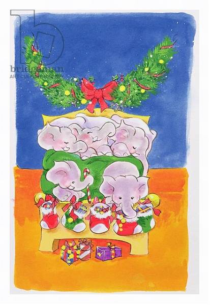 Постер Christmas Morning с типом исполнения На холсте в раме в багетной раме 221-03