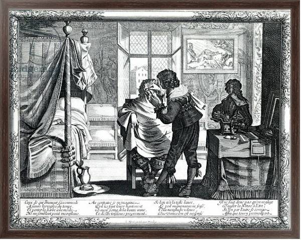 Постер les Metiers, published by Jean Leblond I, c.1632-1635 с типом исполнения На холсте в раме в багетной раме 221-02