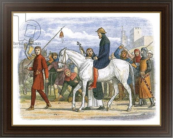 Постер Thomas, Earl of Lancaster, being led to execution с типом исполнения На холсте в раме в багетной раме 1.023.151