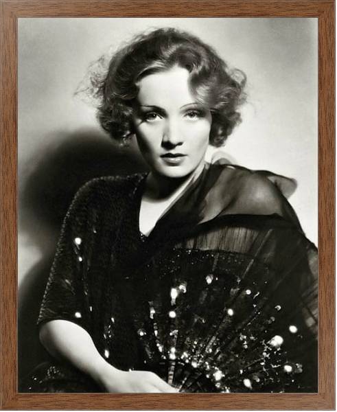 Постер Dietrich, Marlene 13 с типом исполнения На холсте в раме в багетной раме 1727.4310