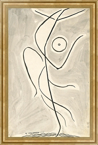 Постер Dance Abstraction; Isadora Duncan с типом исполнения На холсте в раме в багетной раме NA033.1.051