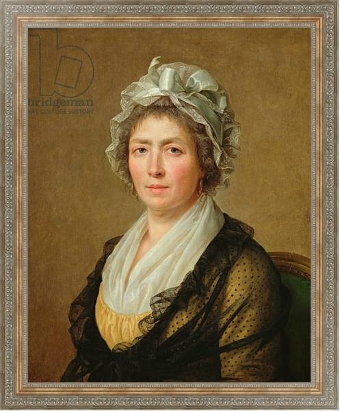 Постер Portrait of a woman, or the governess of the the artist's children с типом исполнения На холсте в раме в багетной раме 484.M48.310