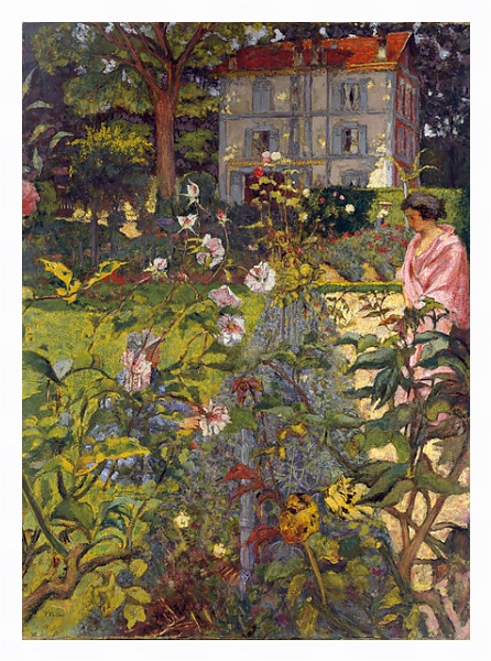 Постер Garden at Vaucresson, 1920 с типом исполнения На холсте в раме в багетной раме 221-03