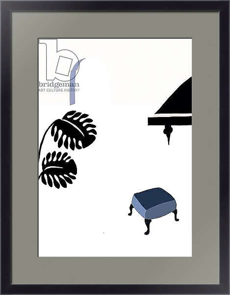 Постер The Beach House с типом исполнения Под стеклом в багетной раме 221-01