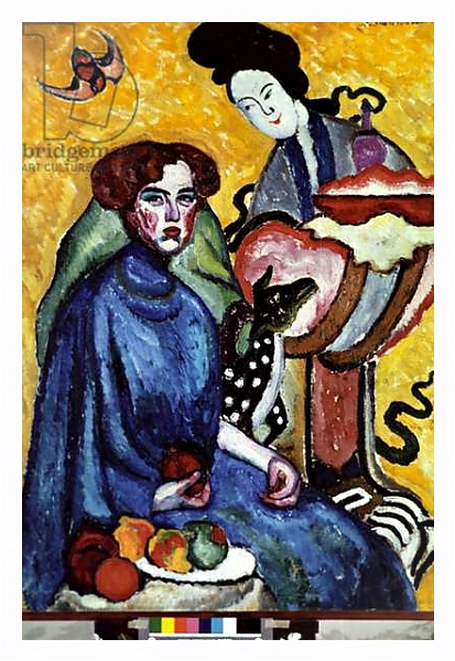 Постер Portrait of Evguenia Kirkaldi с типом исполнения На холсте в раме в багетной раме 221-03