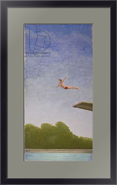 Постер High Diver с типом исполнения Под стеклом в багетной раме 221-01