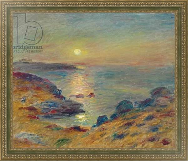 Постер Sunset at Douarnenez, c. 1883 с типом исполнения На холсте в раме в багетной раме 484.M48.640