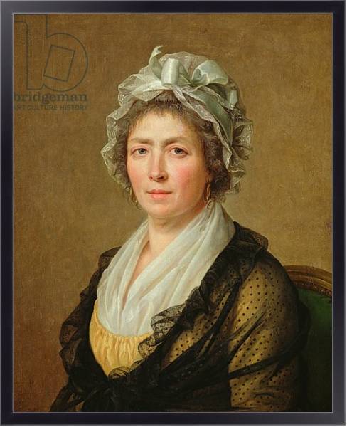 Постер Portrait of a woman, or the governess of the the artist's children с типом исполнения На холсте в раме в багетной раме 221-01