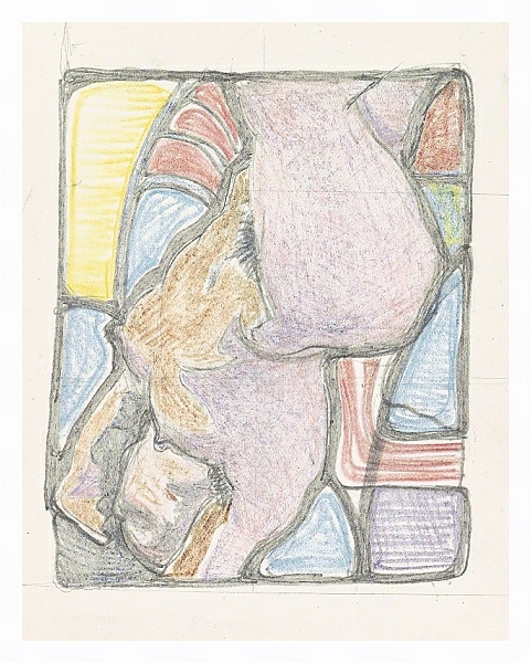 Постер Liggende naakte vrouw с типом исполнения На холсте в раме в багетной раме 221-03