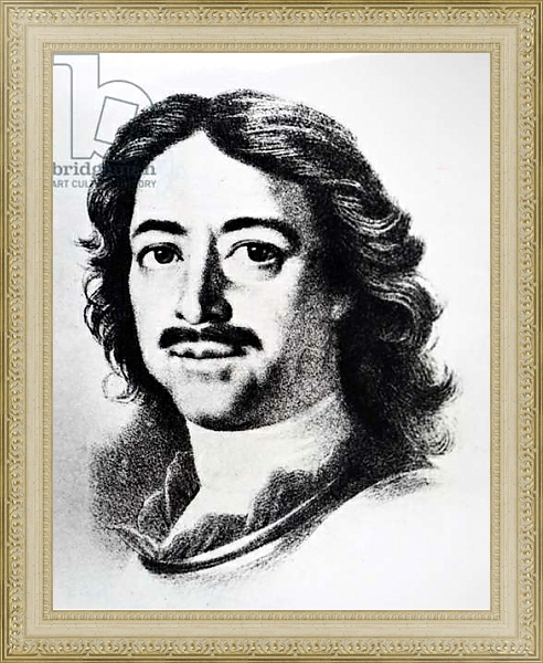 Постер Peter the Great. с типом исполнения Акварель в раме в багетной раме 484.M48.725