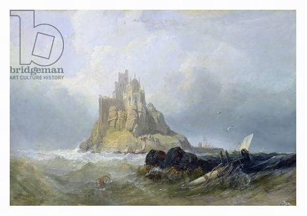Постер St. Michael's Mount, Cornwall с типом исполнения На холсте в раме в багетной раме 221-03