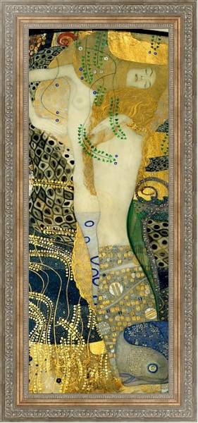 Постер Водяная змея с типом исполнения На холсте в раме в багетной раме 484.M48.310