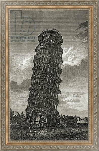 Постер The Leaning Tower of Pisa с типом исполнения На холсте в раме в багетной раме 484.M48.310