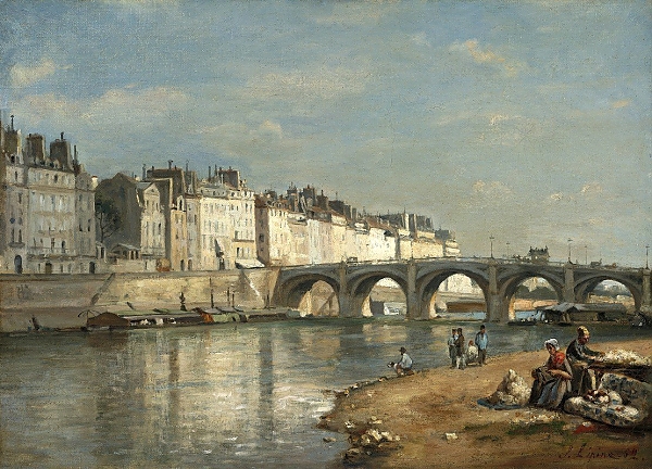 Постер Pont de la Tournelle с типом исполнения На холсте без рамы