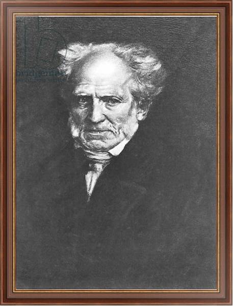 Постер Arthur Schopenhauer с типом исполнения На холсте в раме в багетной раме 35-M719P-83