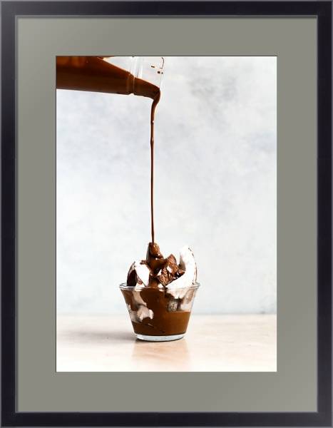 Постер Кокос с шоколадом с типом исполнения Под стеклом в багетной раме 221-01