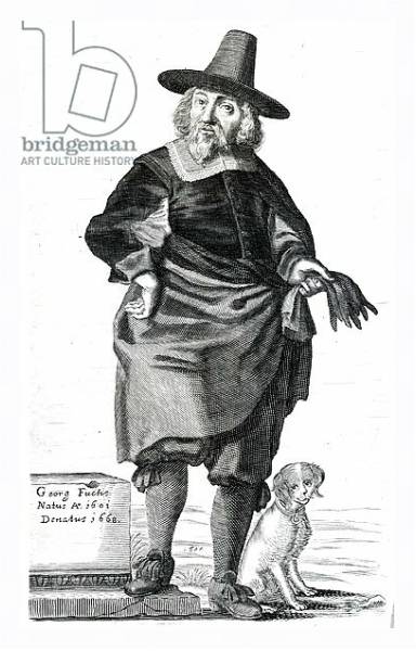 Постер Georg Fuchs, 1650 с типом исполнения На холсте в раме в багетной раме 221-03