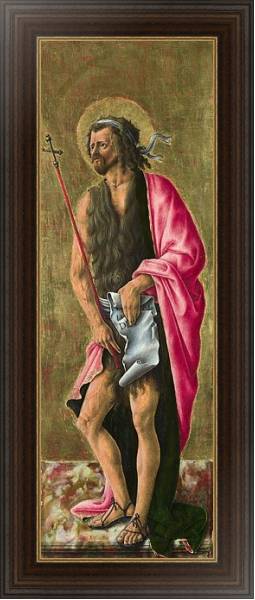 Постер Святой Иоанн Креститель 2 с типом исполнения На холсте в раме в багетной раме 1.023.151