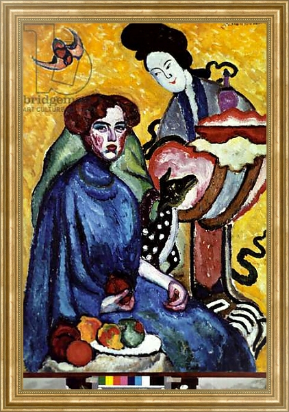 Постер Portrait of Evguenia Kirkaldi с типом исполнения На холсте в раме в багетной раме NA033.1.051