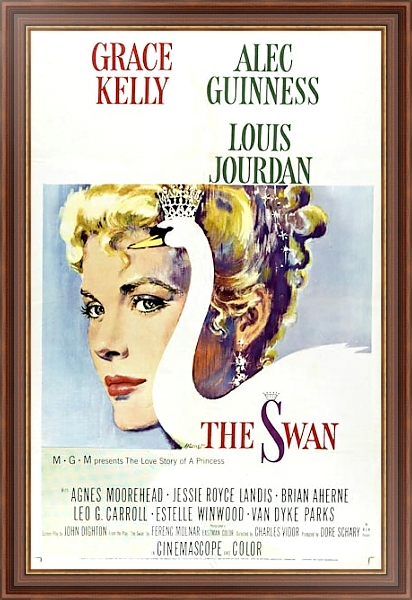Постер Poster - Swan с типом исполнения На холсте в раме в багетной раме 35-M719P-83
