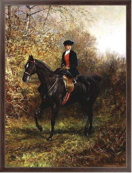 Постер The Morning Ride, 1891 с типом исполнения На холсте в раме в багетной раме 221-02