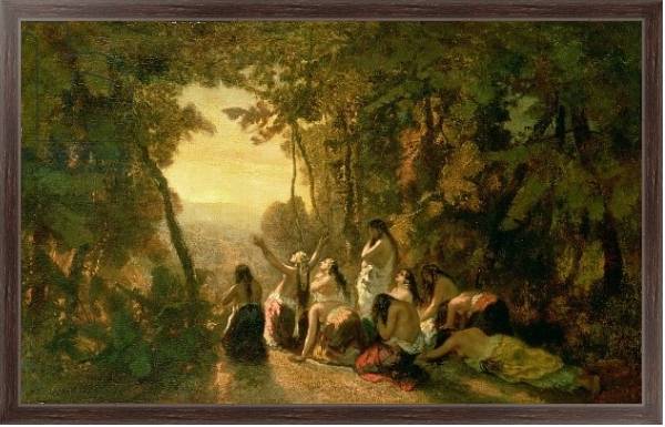 Постер Weeping of the Daughter of Jephthah, 1846 с типом исполнения На холсте в раме в багетной раме 221-02