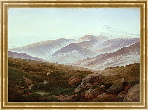 Постер Исполиновы горы с типом исполнения На холсте в раме в багетной раме NA033.1.051