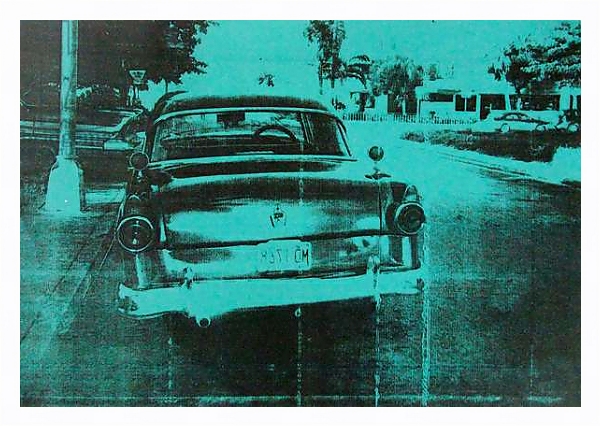 Постер Green car с типом исполнения На холсте в раме в багетной раме 221-03
