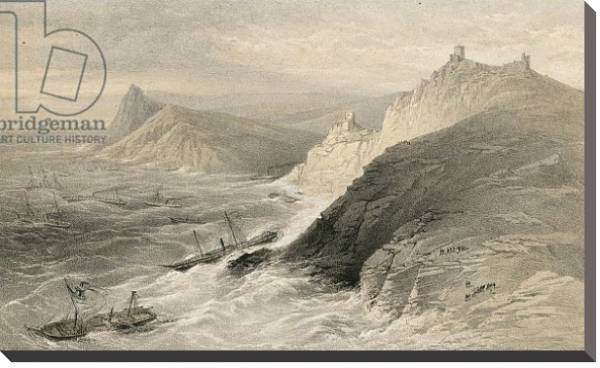 Постер The gale off the Port of Balaklava, 14 November 1854 1 с типом исполнения На холсте без рамы