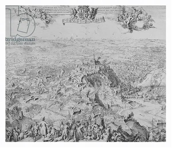 Постер The Siege of Namur, 1695 с типом исполнения На холсте в раме в багетной раме 221-03