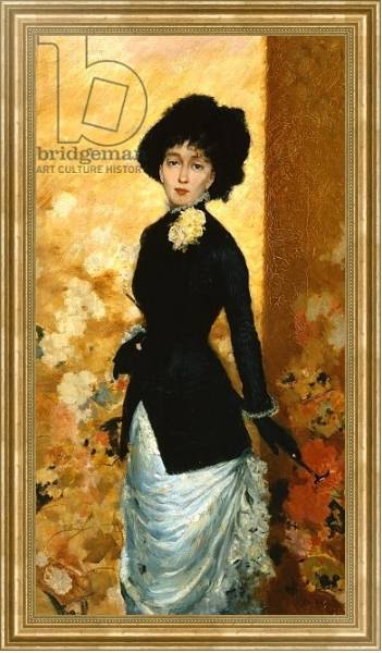 Постер Portrait of a Woman, 1880 с типом исполнения На холсте в раме в багетной раме NA033.1.051