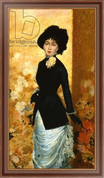 Постер Portrait of a Woman, 1880 с типом исполнения На холсте в раме в багетной раме 35-M719P-83