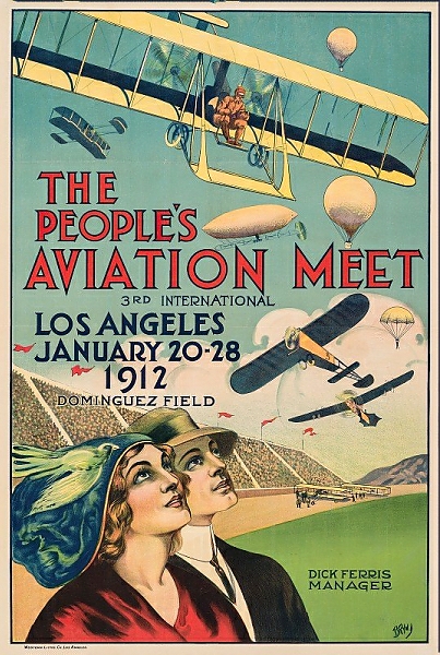 Постер The People’s Aviation Meet с типом исполнения На холсте без рамы