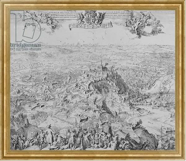 Постер The Siege of Namur, 1695 с типом исполнения На холсте в раме в багетной раме NA033.1.051