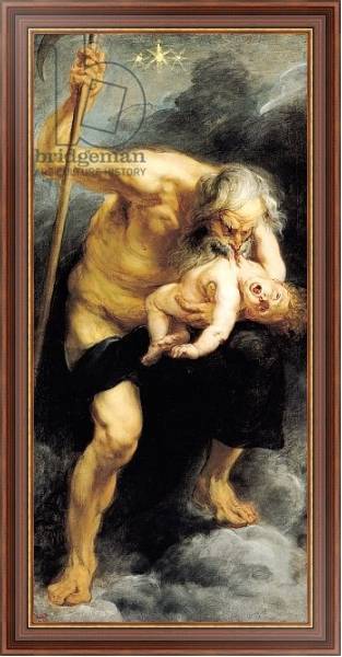 Постер Saturn Devouring his Son, 1636 с типом исполнения На холсте в раме в багетной раме 35-M719P-83