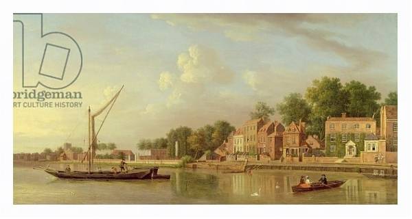 Постер The Thames at Twickenham, c.1760 с типом исполнения На холсте в раме в багетной раме 221-03