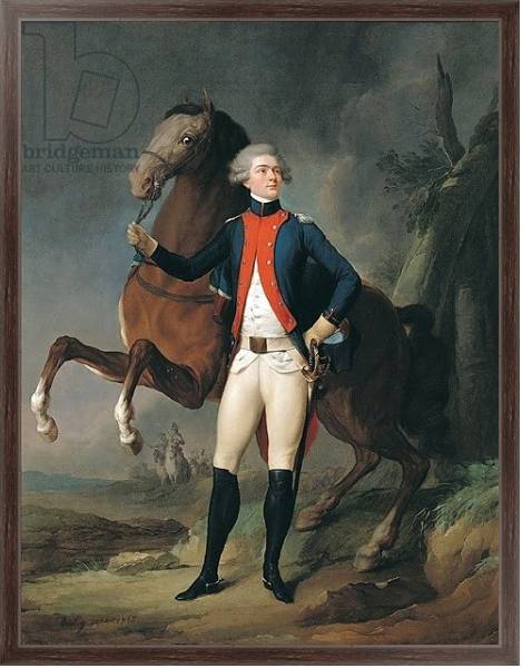 Постер Gilbert Motier Marquis de la Fayette, 1788 с типом исполнения На холсте в раме в багетной раме 221-02