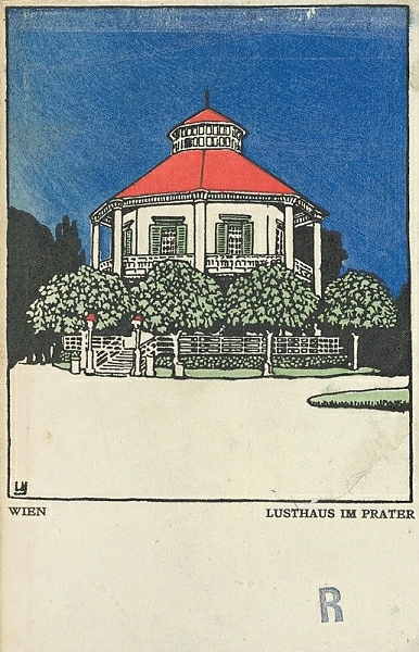 Постер Lusthaus im Prater с типом исполнения На холсте без рамы