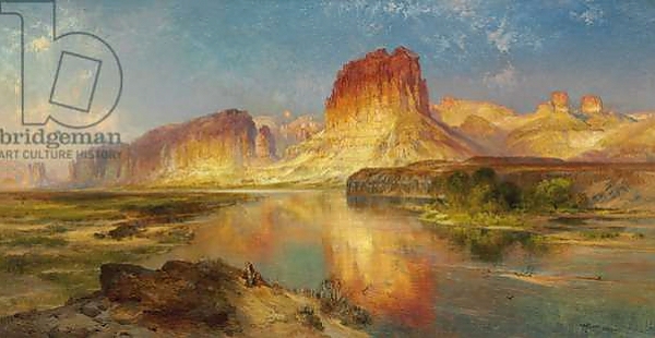 Постер Green River of Wyoming, 1878 с типом исполнения На холсте без рамы