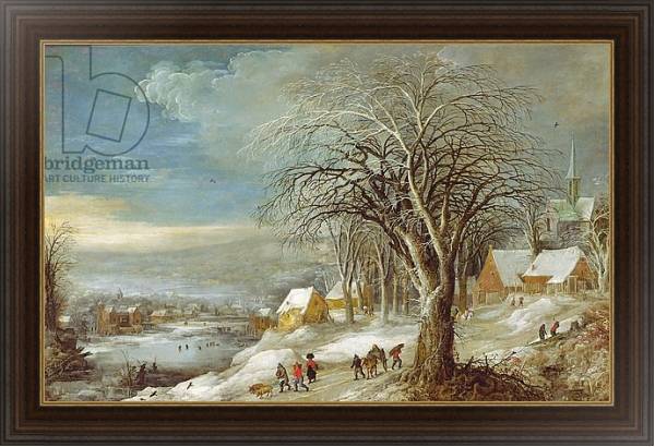 Постер Winter Landscape 8 с типом исполнения На холсте в раме в багетной раме 1.023.151