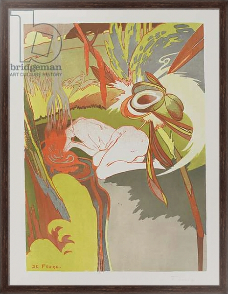 Постер La Source du Mal, 1894 с типом исполнения На холсте в раме в багетной раме 221-02