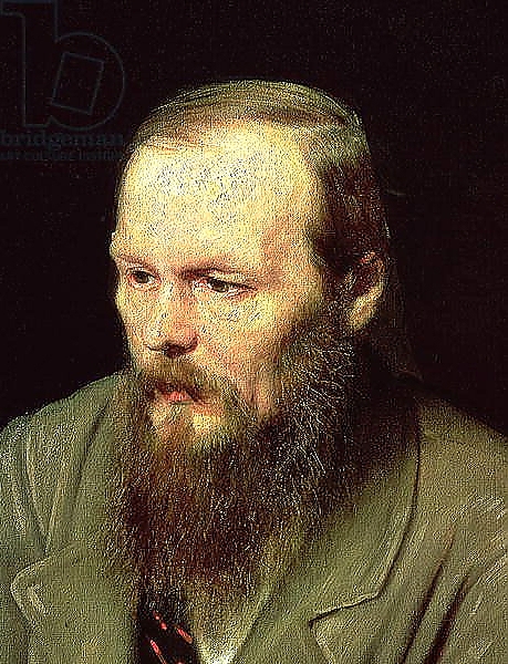 Постер Portrait of Fyodor Dostoyevsky 1872 2 с типом исполнения На холсте без рамы