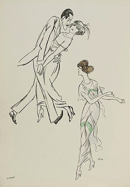 Постер Mme Heeren, Isadora Duncan с типом исполнения На холсте без рамы